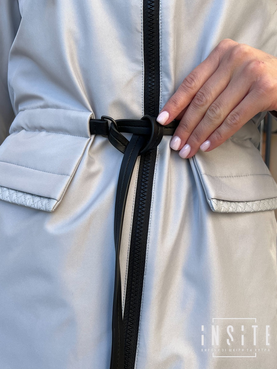 Жіноча Коротка Демісезонна Куртка Сіра TOWMY 075ПХСГ-XL 075ПХ фото