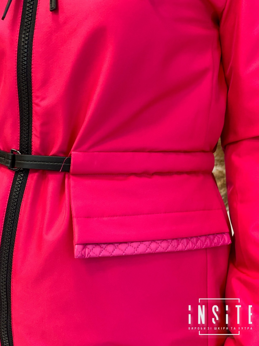 Жіноча Коротка Демісезонна Куртка Малина TOWMY 075ПХМ-S 075ПХ фото