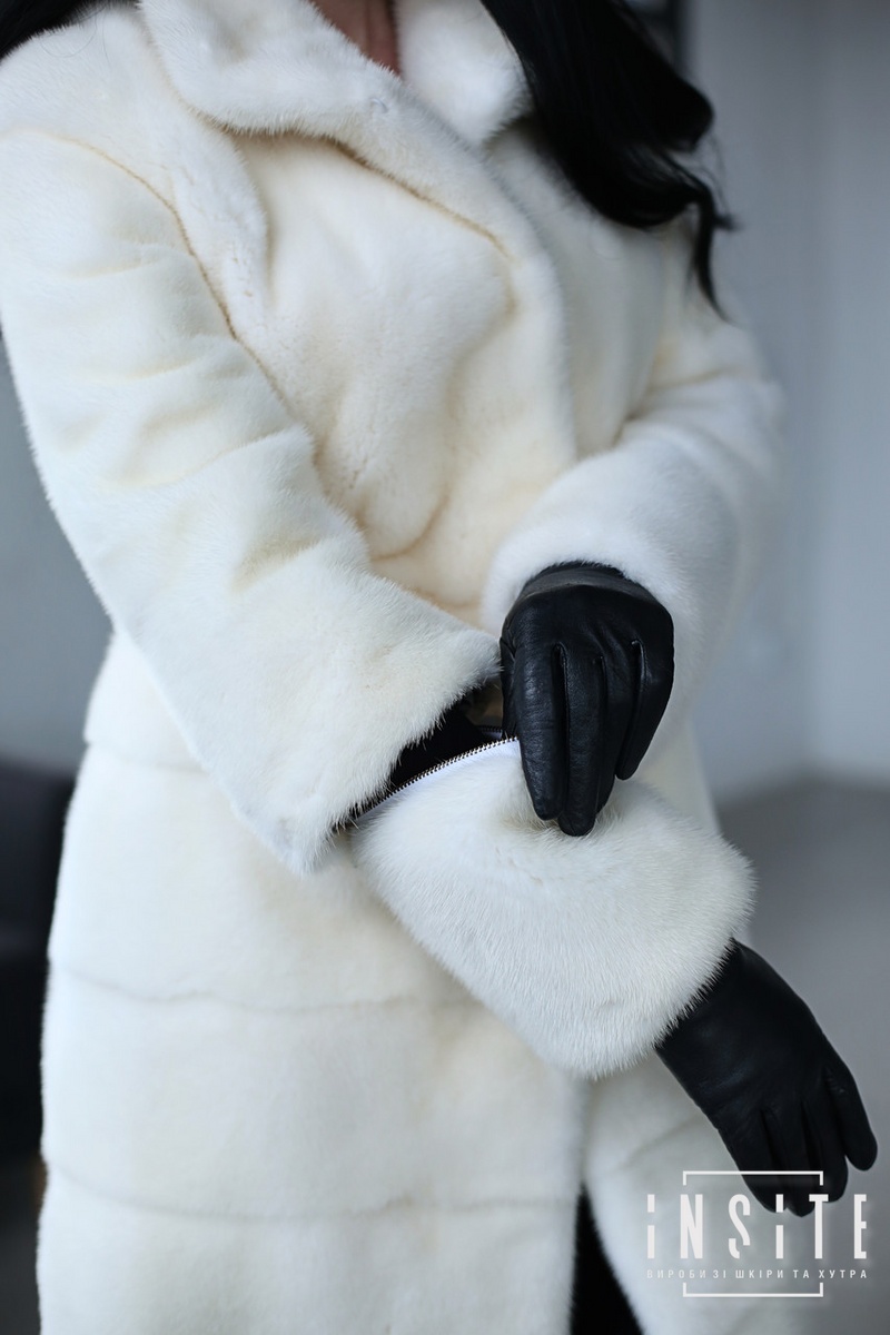 Шуба-Трансформер Норкова Kopenhagen Fur Поперечка Біла 8 8 фото